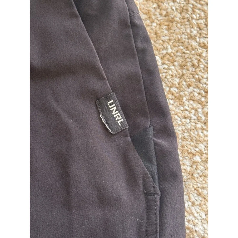 UNRL Training Shorts Men 2XL Black Performance Stretch Gym Workout Athletic Logo